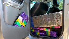 PRF apreende carros carregados com drogas e dupla é presa