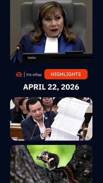 Today’s headlines: Rodrigo Duterte, Sara Duterte, Squirrels | The wRap | April 22, 2026