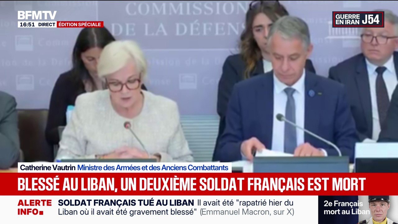 "Le caporel-chef Anicet Girardin est mort pour la France": Catherine Vautrin rend hommage au soldat mort des suites de ses blessures au Liban