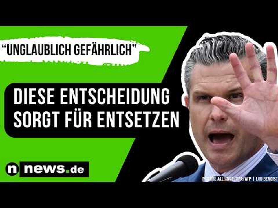 Pete Hegseth: 'Unglaublich unvorbereitet und gefährlich' - diese Entscheidung sorgt für Entsetzen