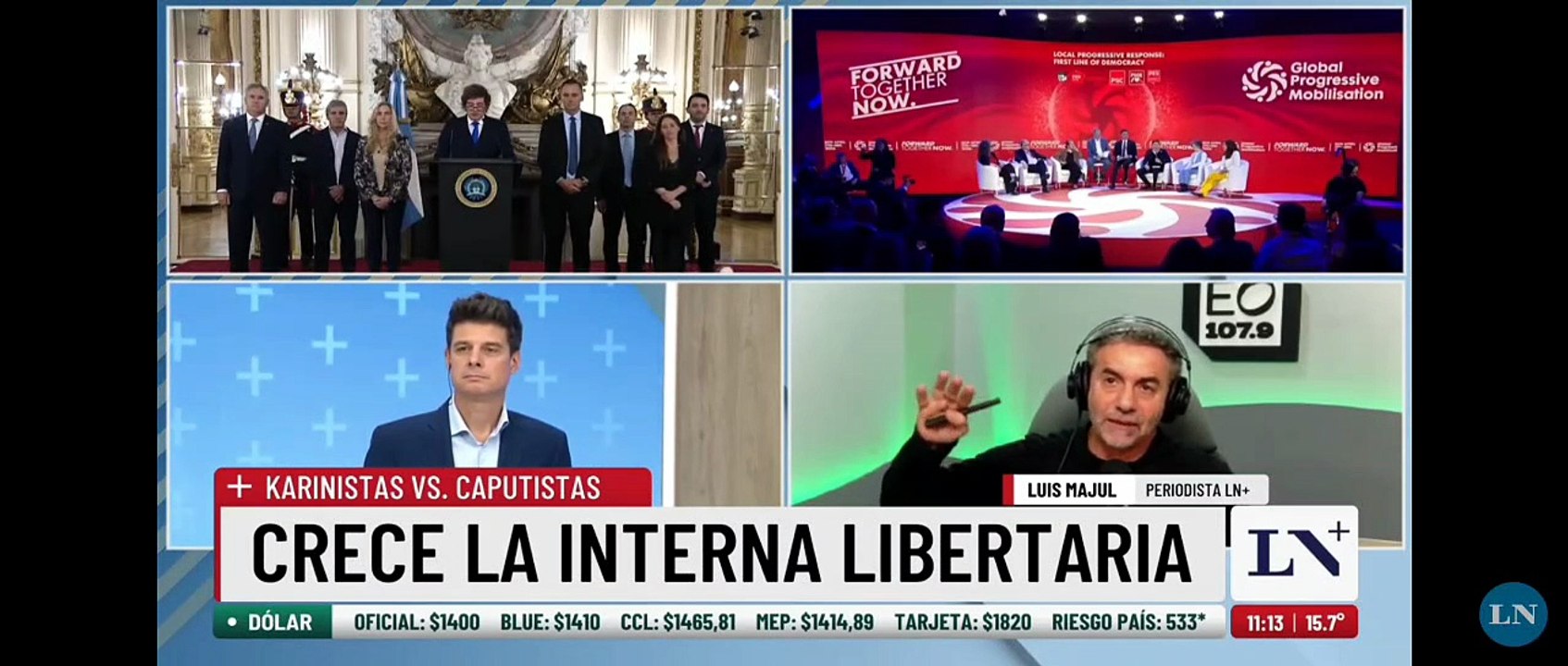 A Majul lo mandaron a abrir el paraguas con la inflación y se le escapó lo que piensa el Gobierno
