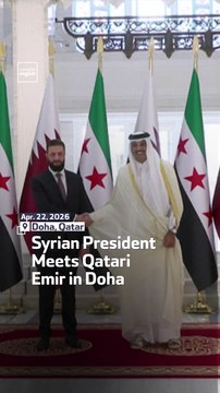 Syrian President Meets Qatari Emir In Doha