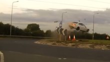 Shocking moment Leeds drug driver's car became airborne after 142mph police chase