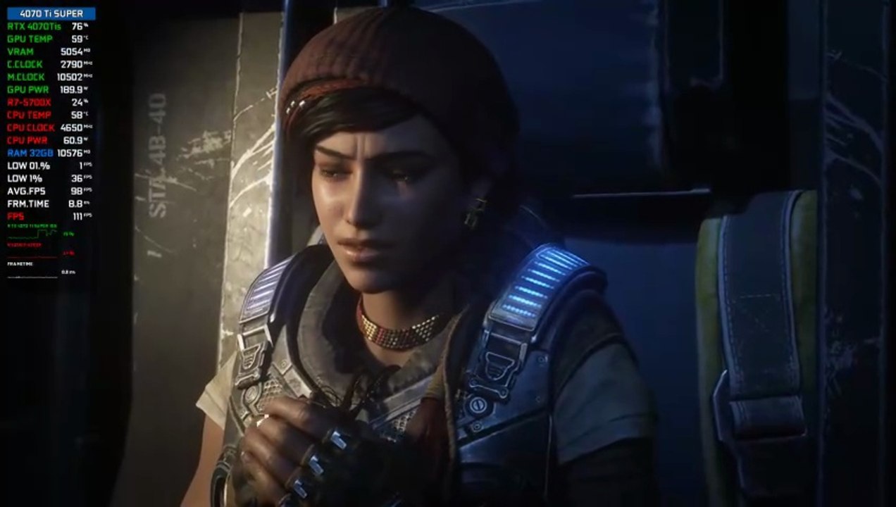 Gears 5 : RTX 4070 Ti SUPER 16G + R7-5700X [ Benchmark 2Kᴴᴰ ]