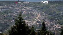 Εναέρια πλάνα δείχνουν εκτεταμένες καταστροφές στο νότιο Λίβανο
