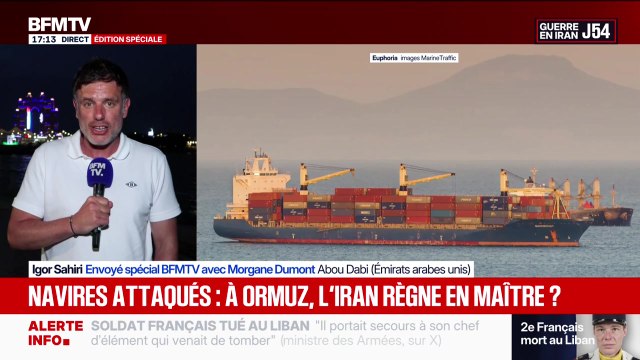 Marschall Truchot : Ormuz, trois navires visés par Téhéran, deux saisis - 22/04