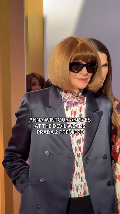 Anna Wintour Attends 'The Devil Wears Prada 2' Premiere in This Epic Edit