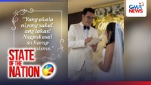 Wedding vows ng isang groom, idinaan sa fliptop | SONA