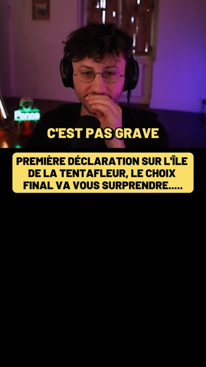 Que des rebondissements pendant cette première déclaration amoureuse de l'île de la Tentafleur.......