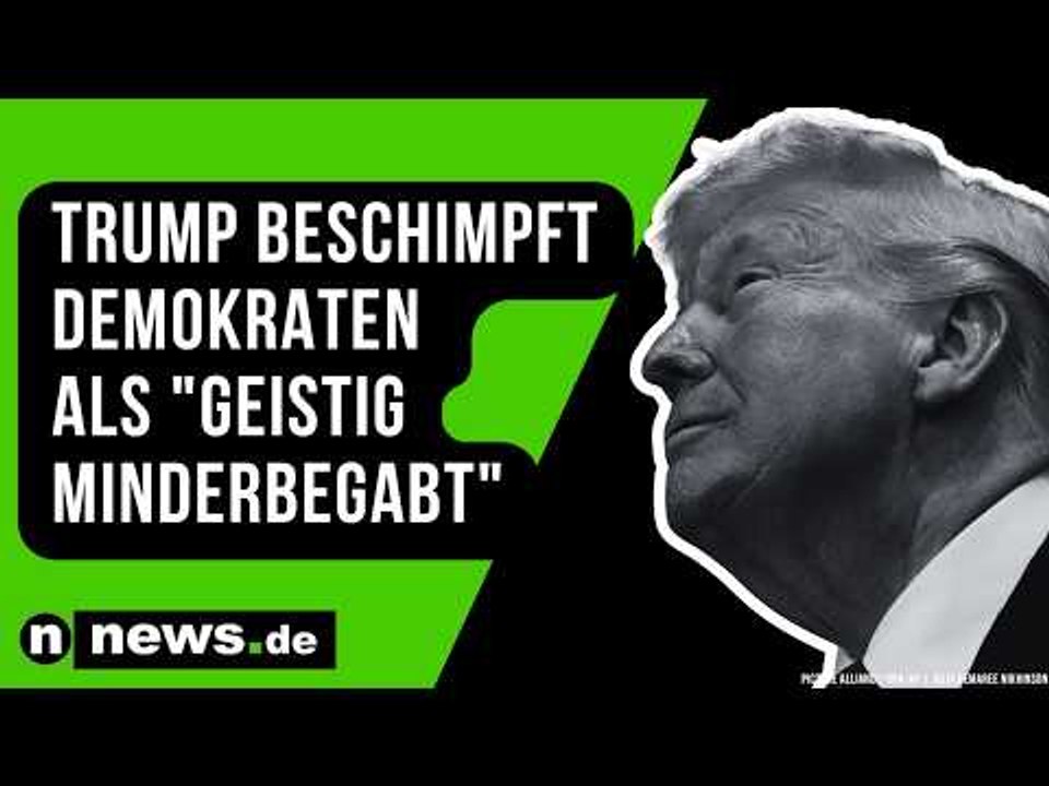 Donald Trump: US-Präsident beschimpft Demokraten als 'geistig minderbegabt'
