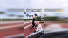 Stranger Revs Bike and Runs off After Owner Confronts Him Moments Late