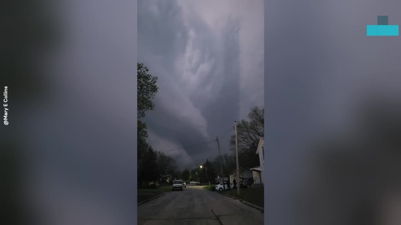 Massive Supercell Storm Creates Dramatic Visuals