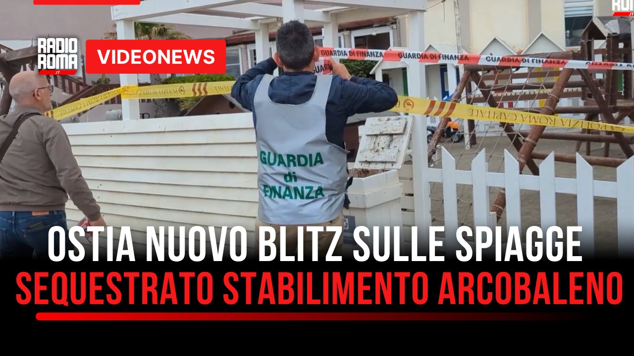 Nuovo blitz sulle spiagge di Ostia sequestrato lo stabilimento Arcobaleno