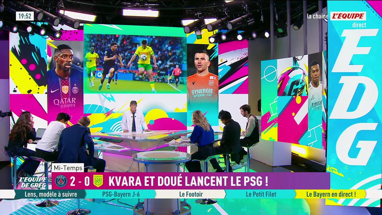 Plusieurs incidents dans le parcage nantais lors de PSG-Nantes - Foot - Ligue 1