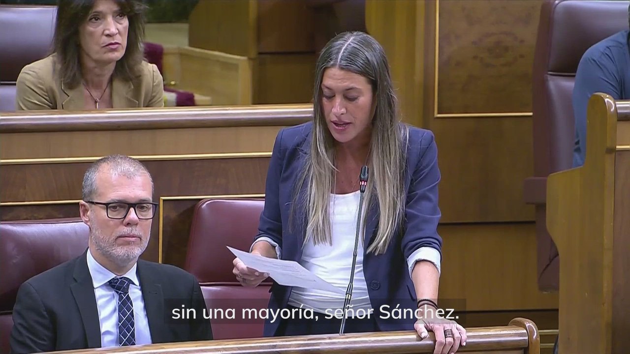Nogueras a Sánchez: "¿Qué argumentos democráticos le quedan para no convocar elecciones?"