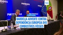 Bardella adverte contra dependência europeia dos combustíveis fósseis
