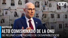 Alto comisionado se reunió con padres de desaparecidos en México