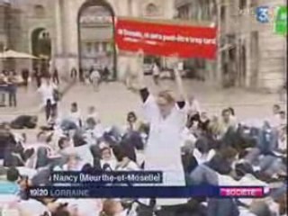 Flash Mob Pharmaciens Nancy 28 Mai 2008