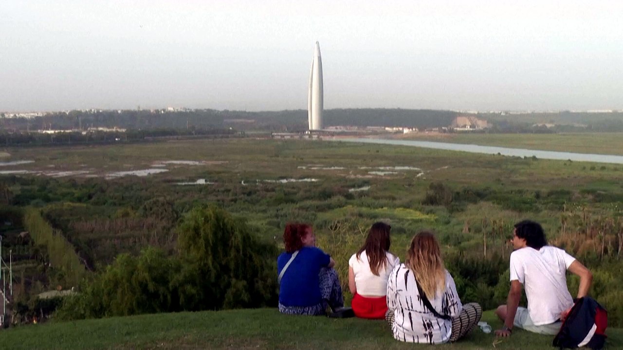 Morocco’s Mohammed VI Tower rises over Rabat-Salé skyline
