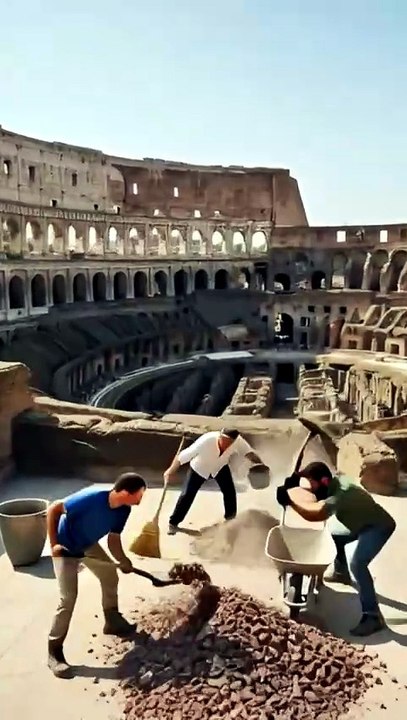 Ancient Rome: Rebuilding the Colosseum (Full Time-Lapse)                     Modern Luxury Transformation & Satisfying Architec