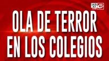 Ola de terror en los colegios