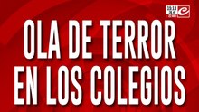 Así son los allanamientos a las casas de los alumnos que amenazan