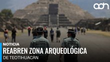 Reabren Teotihuacán con fuerte operativo de seguridad tras tiroteo en la Pirámide de la Luna