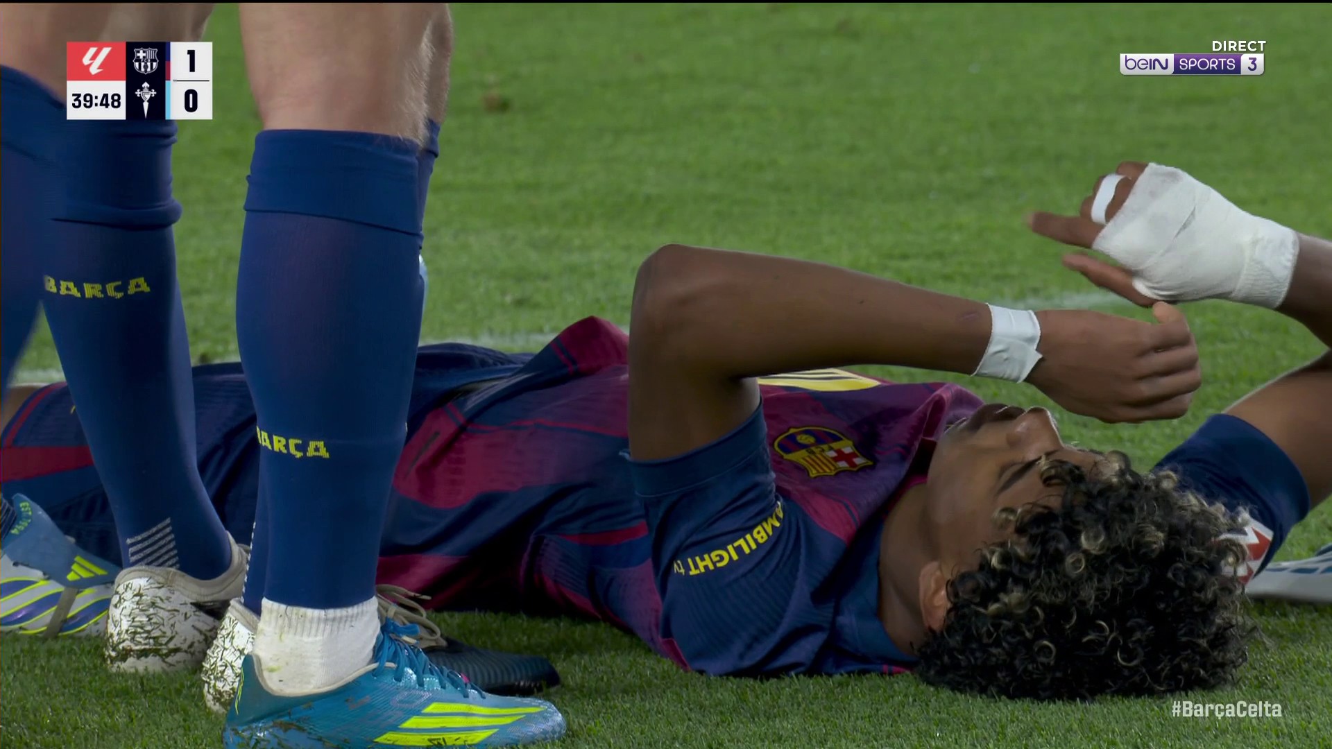 La Liga : Yamal provoque un penalty, le transforme et se blesse !