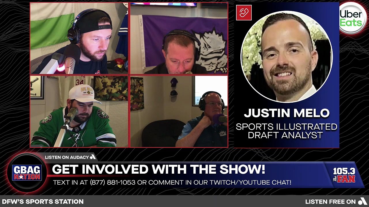 Justin Melo On The NFL Draft, 1st Round Projections, Top Prospects, And More | GBAG Nation