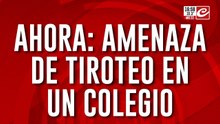Ola de terror en las escuelas: amenaza de tiroteo en un colegio