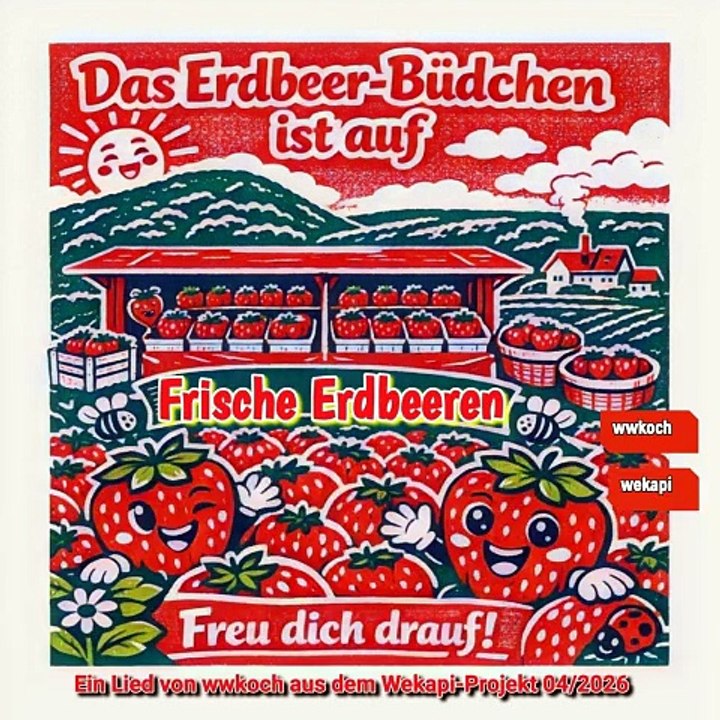 Frische Erdbeeren Freu dich drauf