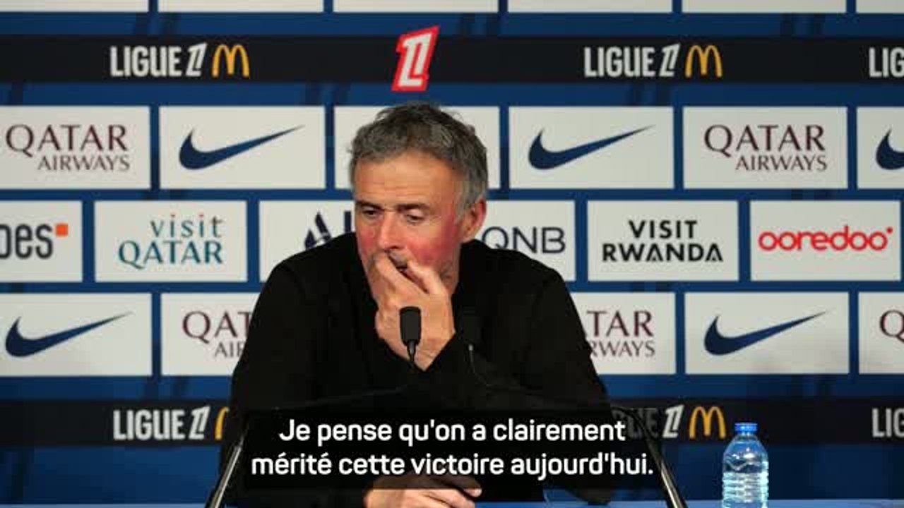 PSG - Luis Enrique : "C’était presque parfait"
