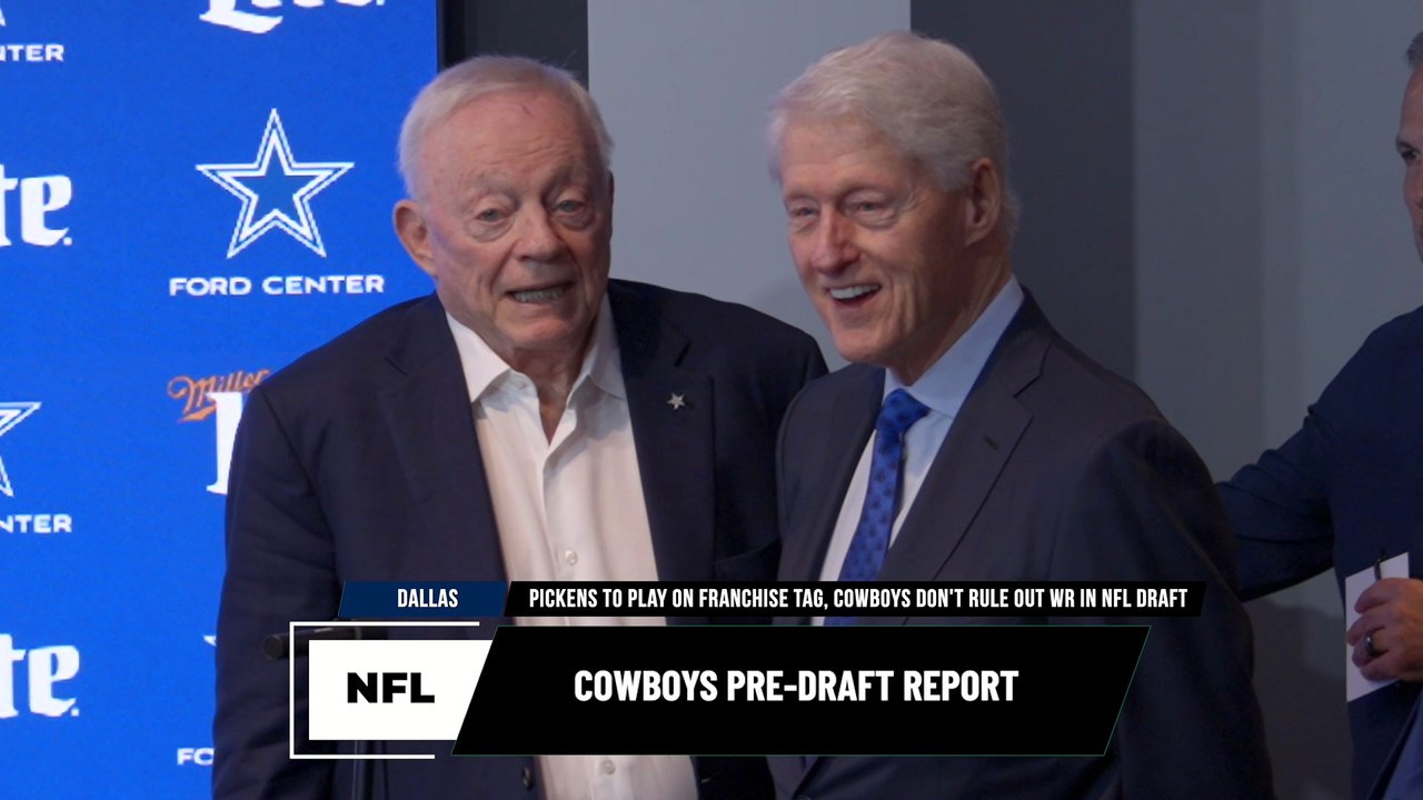 Dallas Cowboys: 2 First-Round Picks, George Pickens Tagged & Bill Clinton Surprise Appearence