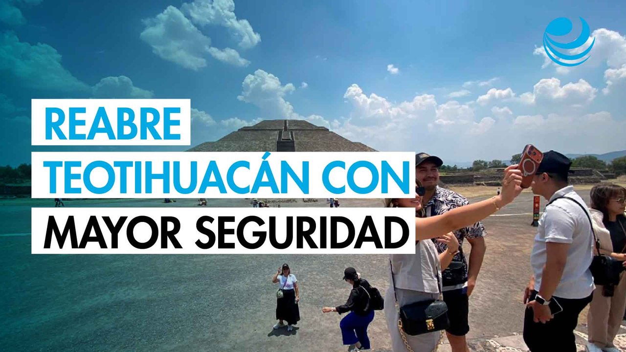 Tras atentado, reabre Teotihuacán con refuerzo en seguridad; "fue un hecho aislado", dice el INAH