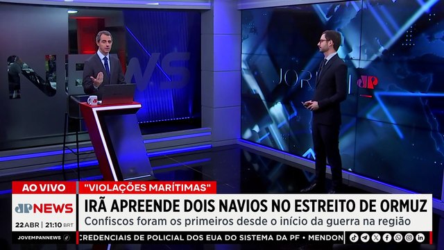 Irã apreende dois navios no Estreito de Ormuz e interrompe tráfego estratégico