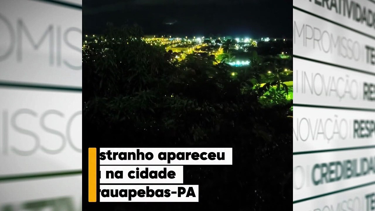 Algo estrano no céu de parauapebas