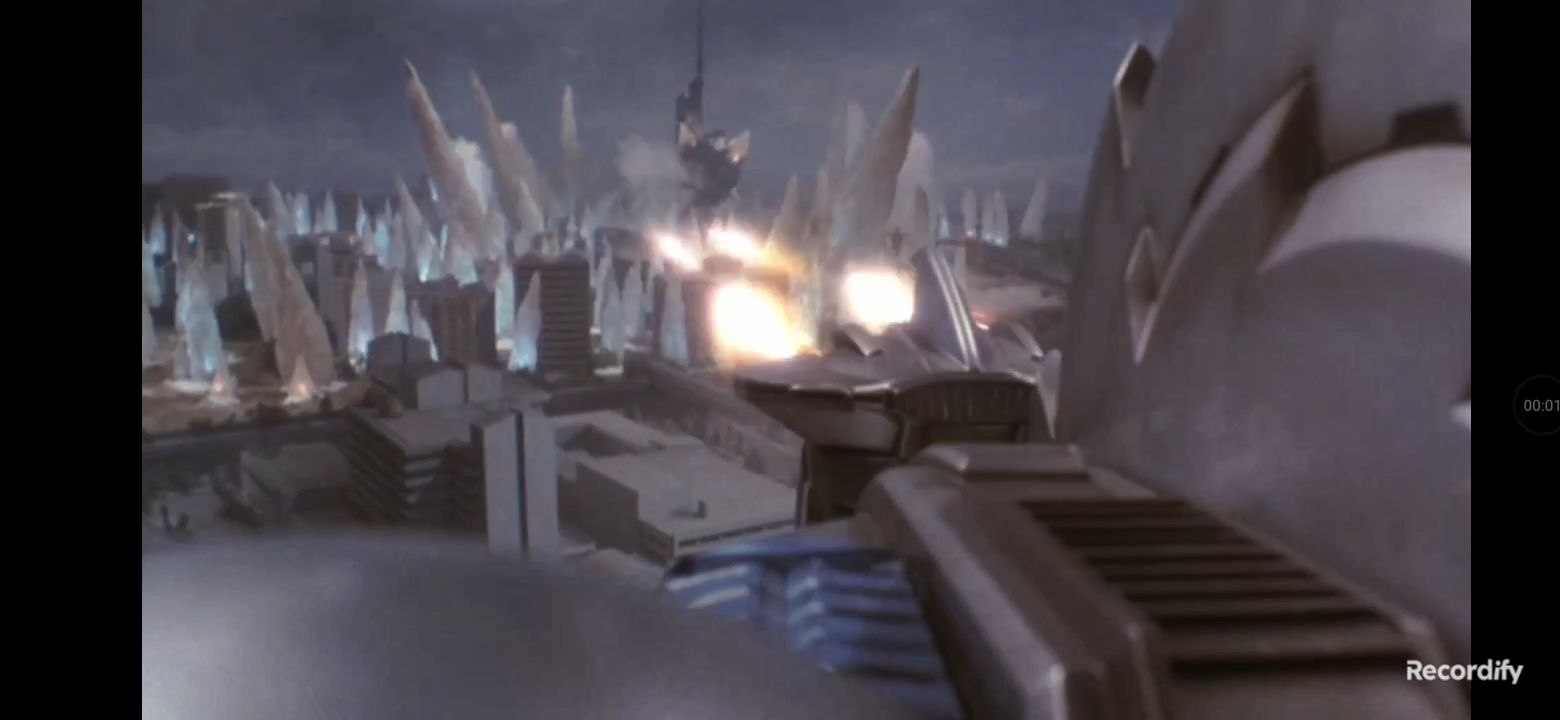 SpaceGodzilla vs Godzilla and Mogera no sound cut
