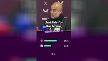 Guardiola quizzed on whether Man City are handling title race nerves