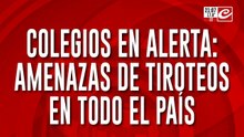 Colegios en alerta: amenazas de tiroteos en todo el país