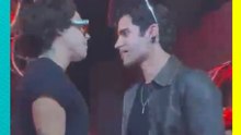 ¡Tenso cruce! Así fue el cara a cara entre Mario Bautista y Aaron Mercury previo a Supernova.