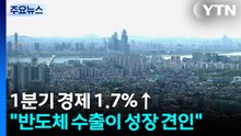 1분기 경제 1.7%↑..."반도체 수출이 성장 견인" / YTN