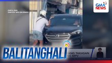 Motorcycle rider, tinangkang takasan ng nakabangga sa kaniyang MPV | Balitanghali