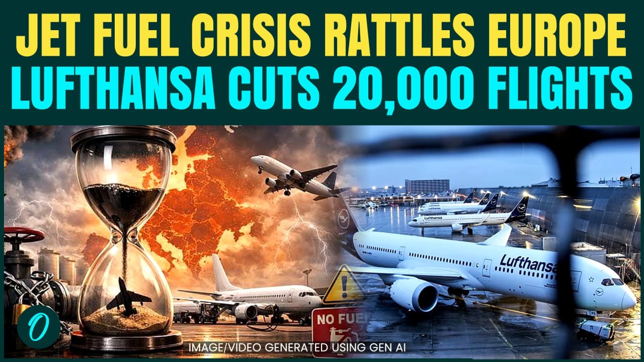 EU Runs Out of Jet Fuel Amid Hormuz Crisis; Lufthansa Grounds 20000 Flights Over Fuel Shortage