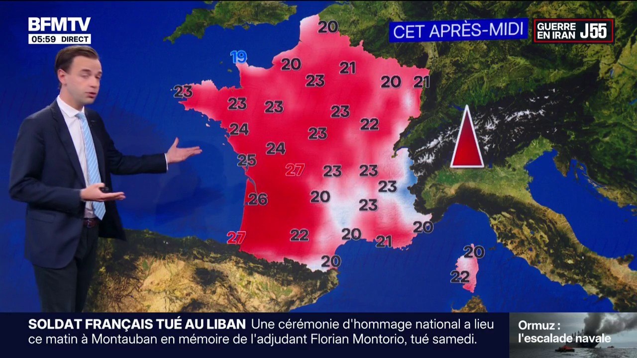 Un temps presque estival et des températures hautes: la météo de ce jeudi 23 avril