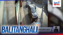 Kotse, sumalpok sa nakahintong MPV at E-bike sa Brgy. Taysan | Balitanghali