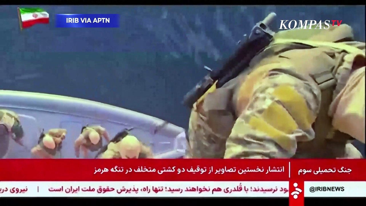 Hormuz Memanas! Detik-Detik Militer Iran Cegat Kapal Tanker Diduga Milik Israel