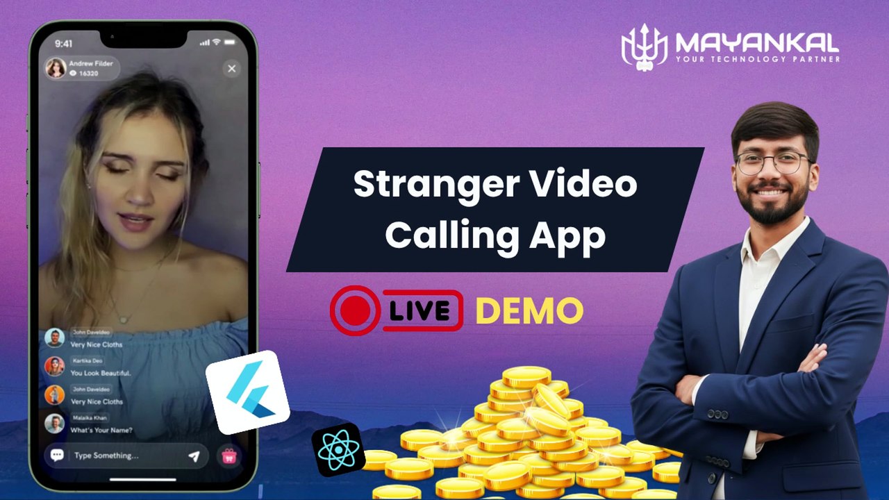 Agency Panel 🔴Live Demo | Stranger Video Calling App Development | Mayankal