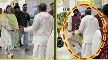 Anushka Sharma's Airport Video of Touching an Elderly Man's Feet Goes Viral,It Was Not Her Father..