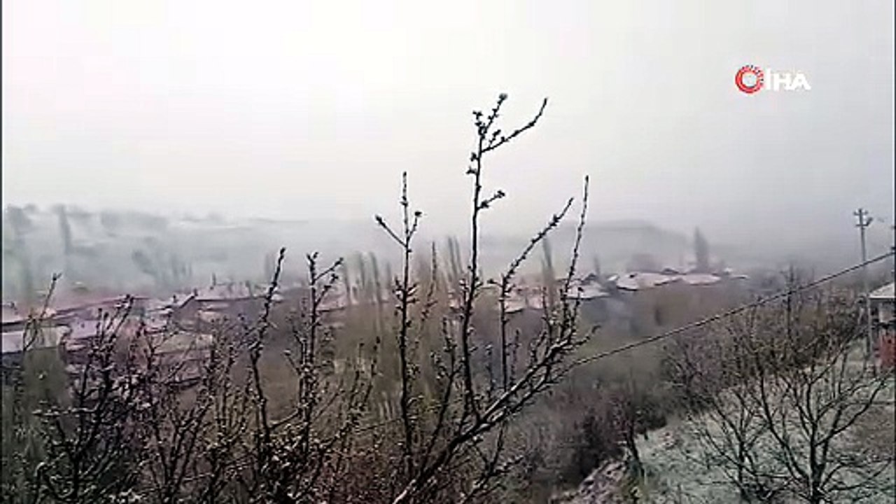 Çorum’un yüksek kesimlerinde kar yağışı etkili oluyor