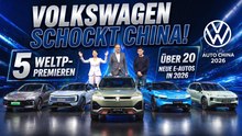 Volkswagen China Offensive 2026 mit 20+ neuen Elektroautos